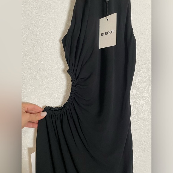 NWT Bardot Mimosa Cut Out Dress In Black Size 6 - Picture 7 of 11